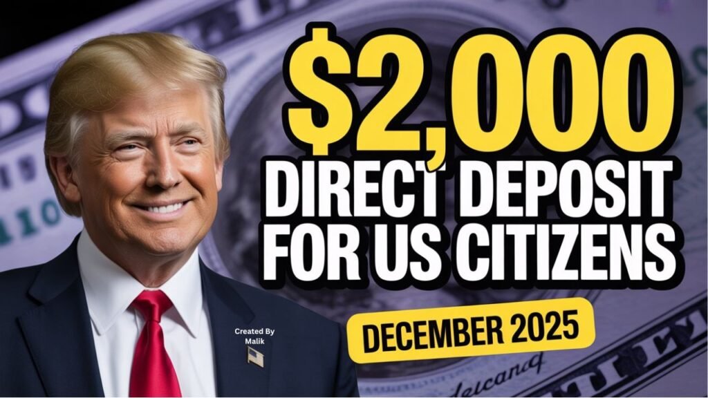 $2000 December 2025 Direct Deposit